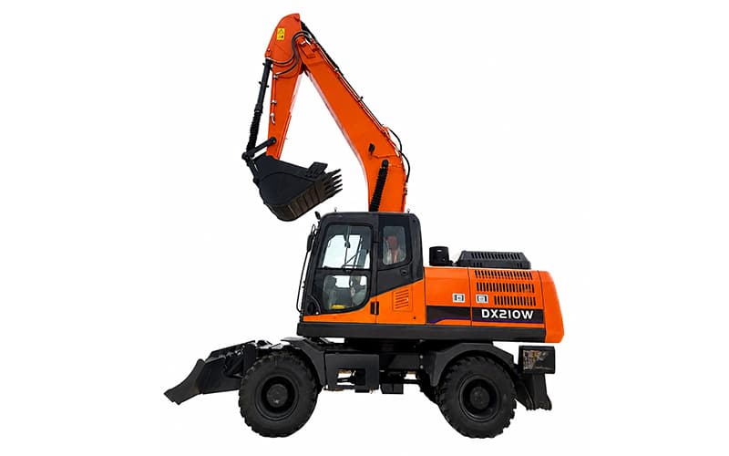 Ein „Transformator“ für die Kommunaltechnik! Der 20,1-Tonnen-Mobilbagger EW210-D: fahrbereit und arbeitsbereit – keine Verzögerungen beim Umzug zwischen Standorten